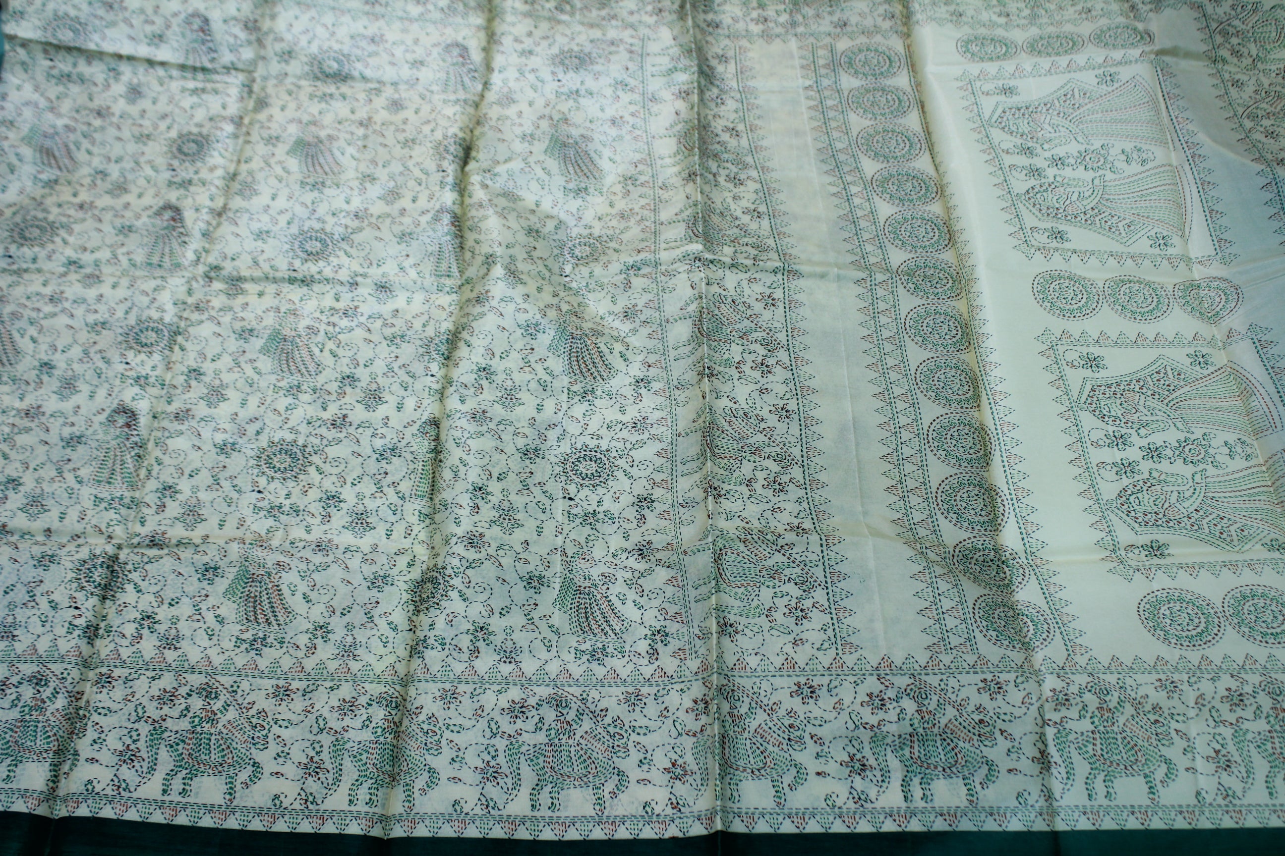 CREAM COLOUR SAREE