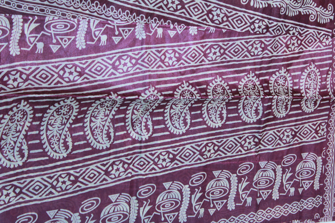 MERUN COLOUR SAREE