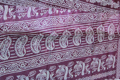MERUN COLOUR SAREE