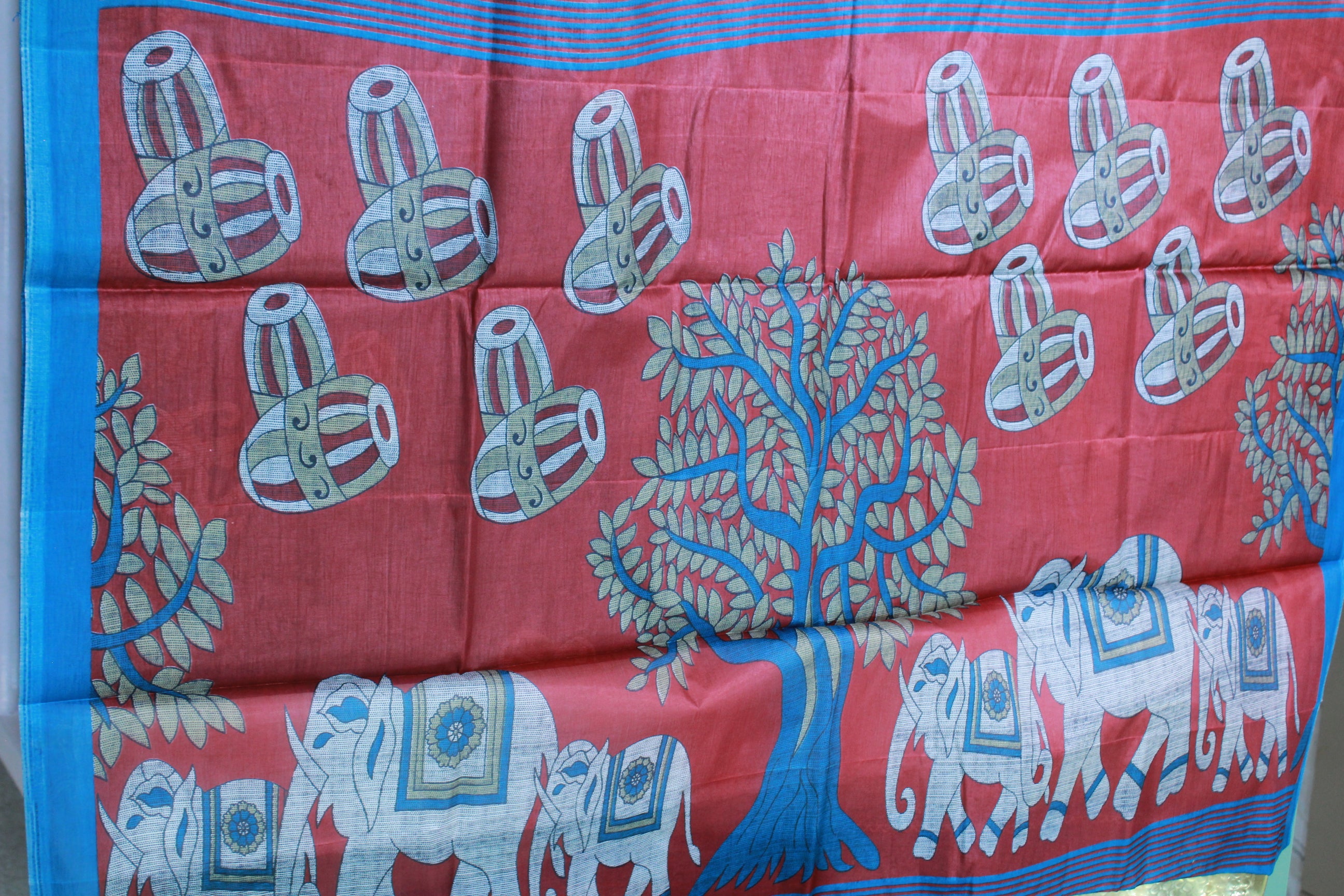 BLUE COLOUR SAREE