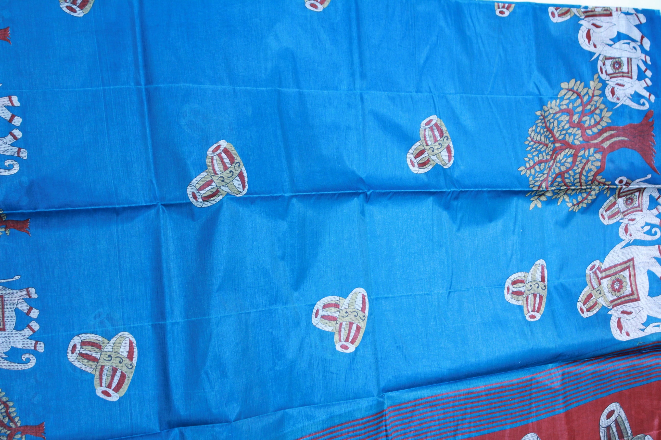 BLUE COLOUR SAREE