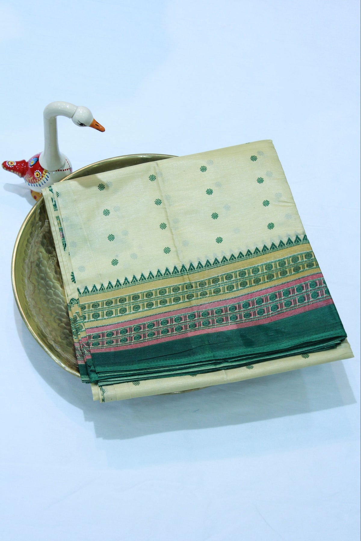CREAM COLOUR SAREE