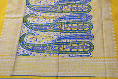 YELLOW COLOUR SAREE
