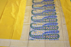 YELLOW COLOUR SAREE