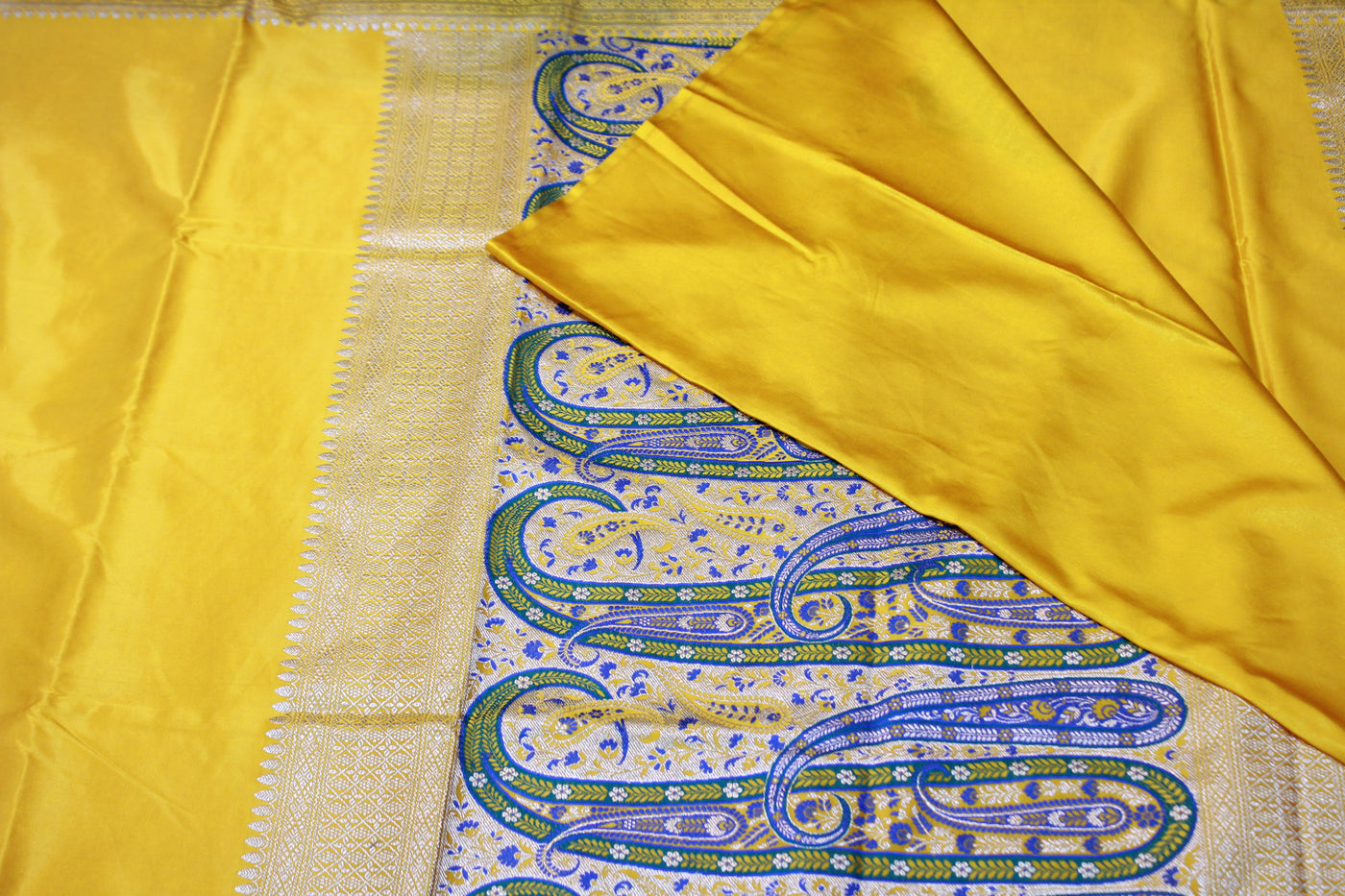 YELLOW COLOUR SAREE