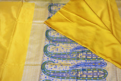 YELLOW COLOUR SAREE