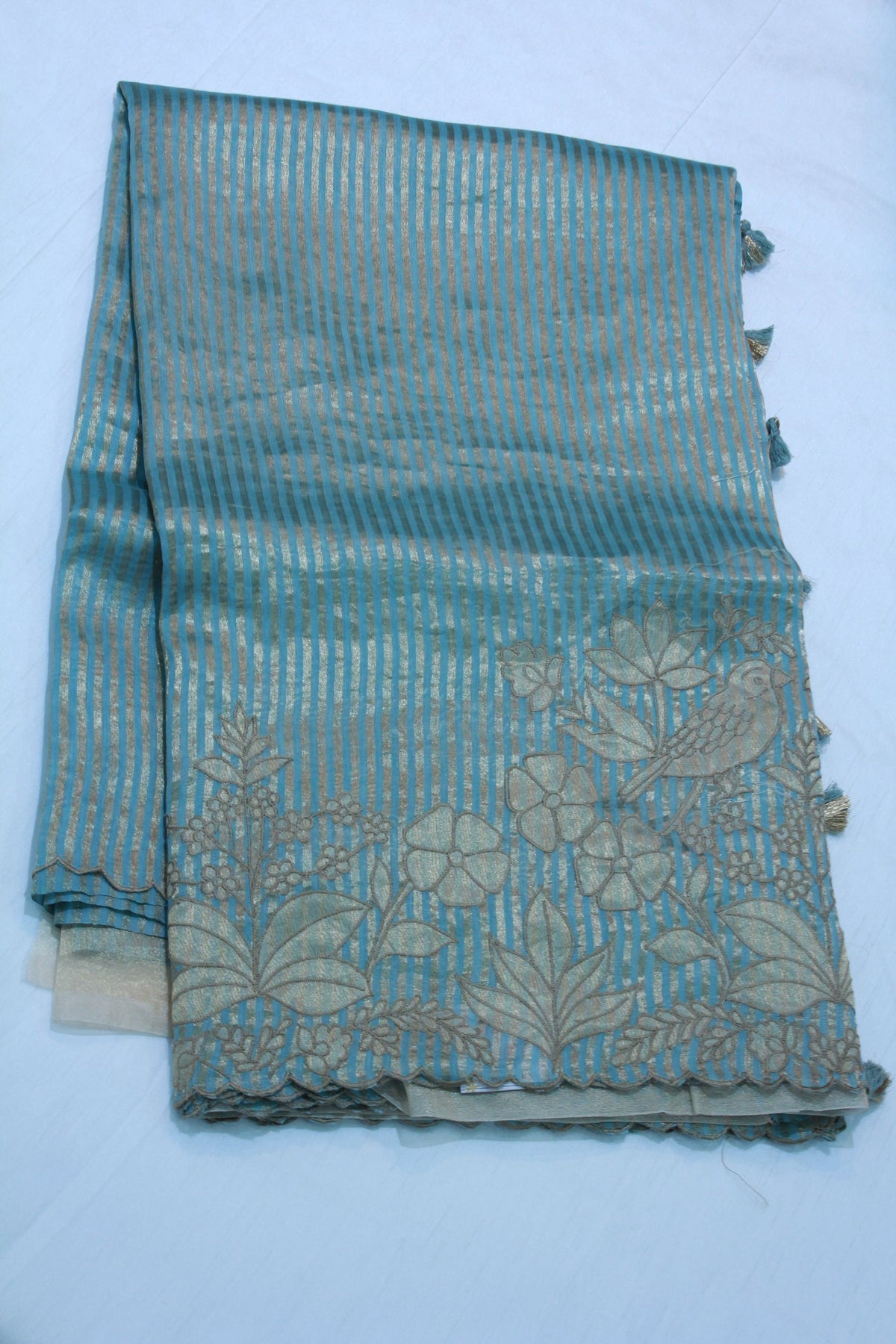 SKY BLUE COLOUR SAREE