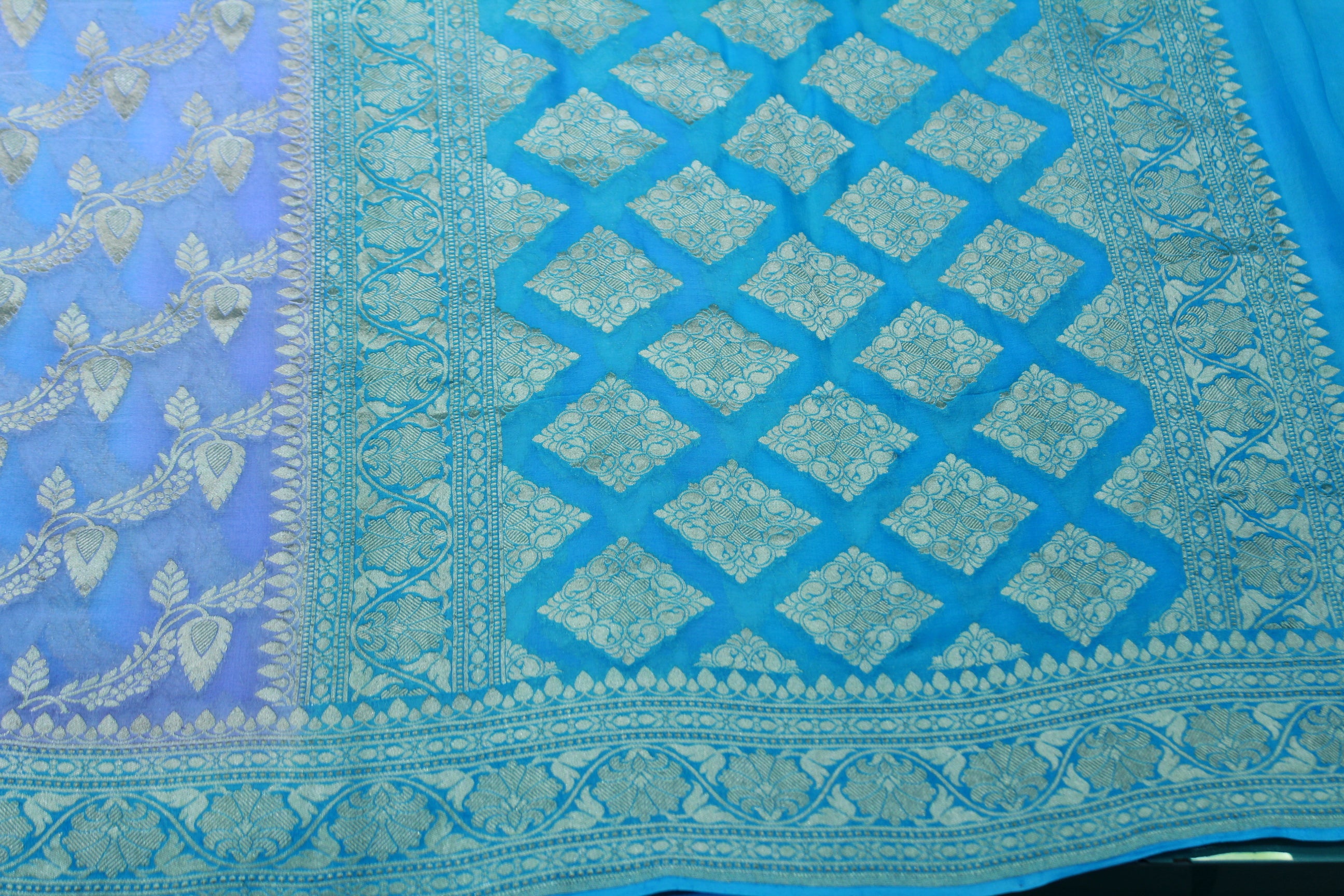 MULTI COLOUR BANARAS SAREE