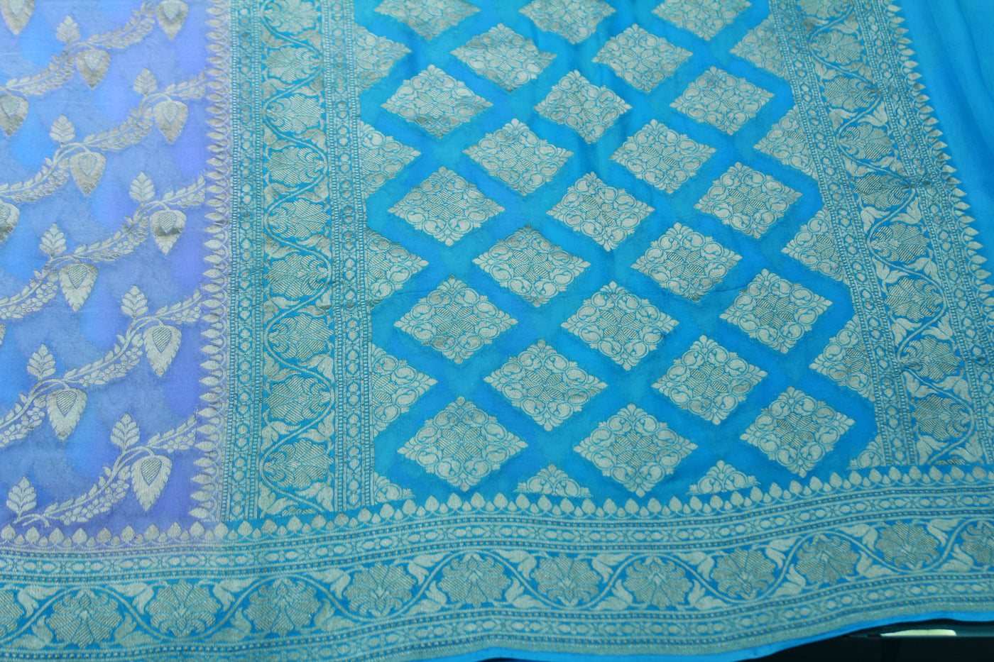 MULTI COLOUR GEORGETTE SAREE