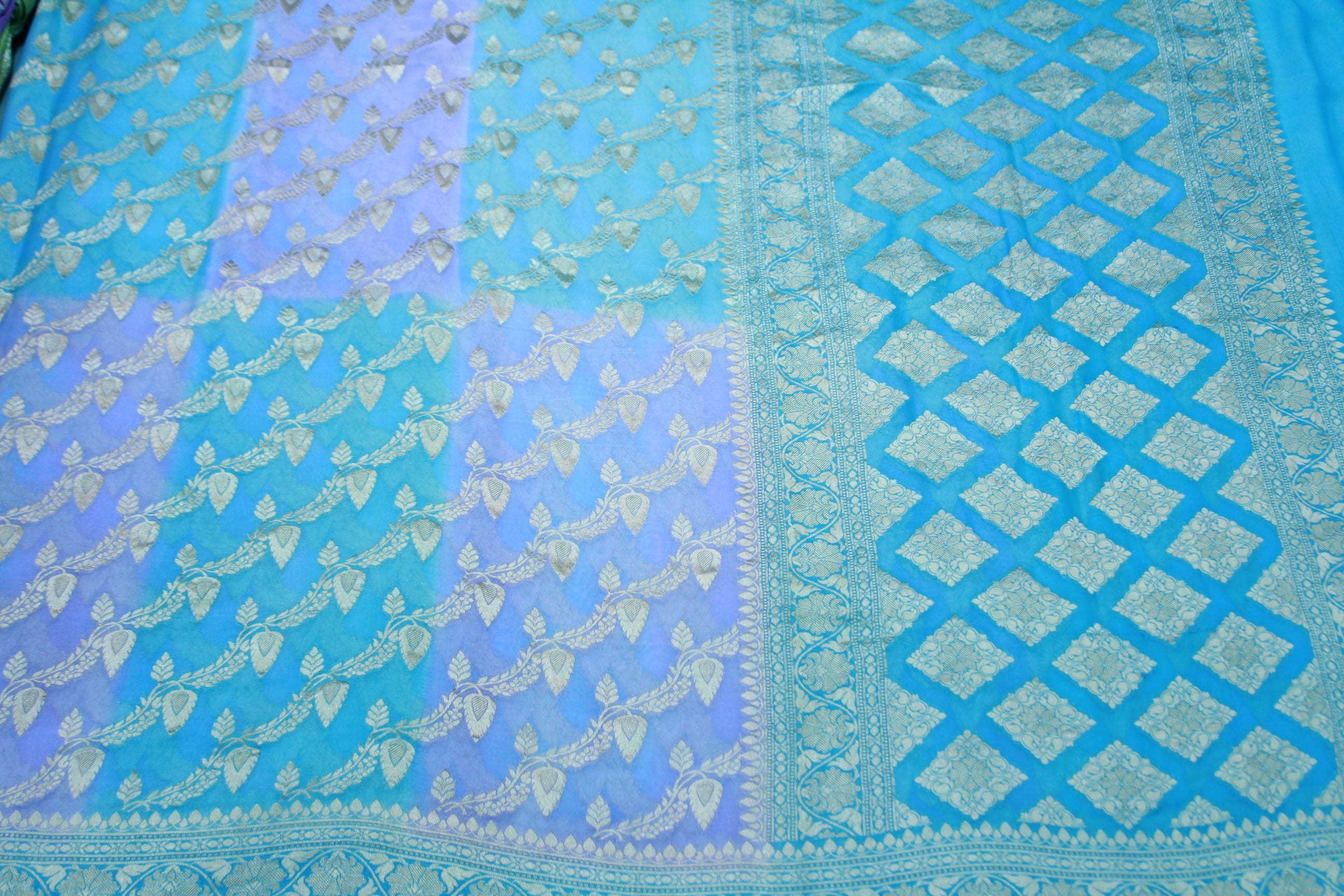 MULTI COLOUR BANARAS SAREE