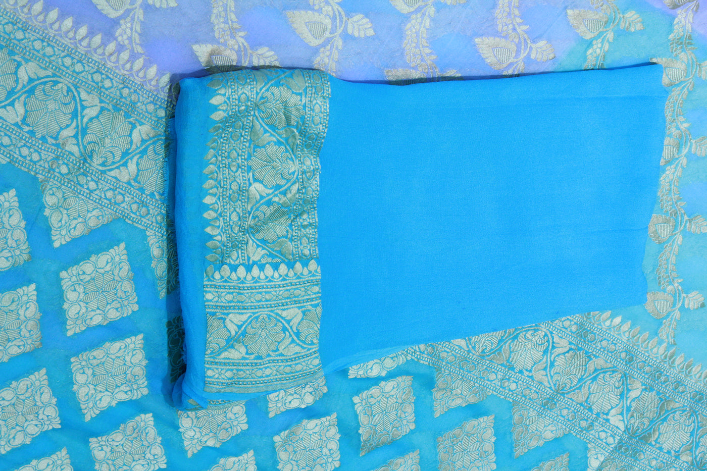 MULTI COLOUR GEORGETTE SAREE