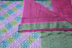 MULTI COLOUR COLOUR BANARAS SAREE