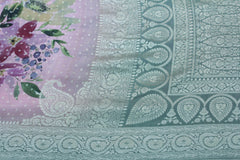 BABY PINK COLOUR BANARAS SAREE