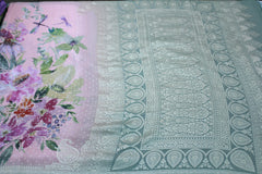 BABY PINK COLOUR BANARAS SAREE