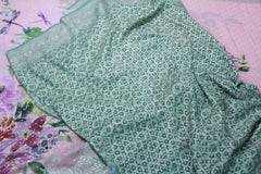 BABY PINK COLOUR BANARAS SAREE