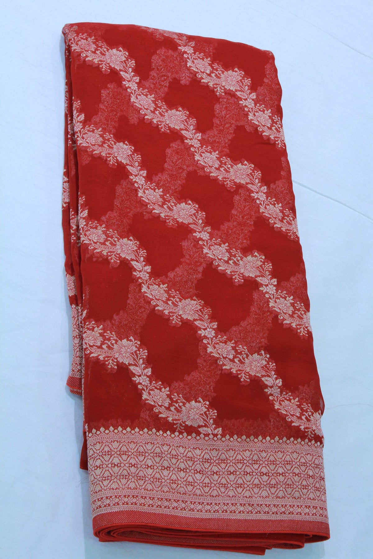 RED COLOUR BANARAS SAREE