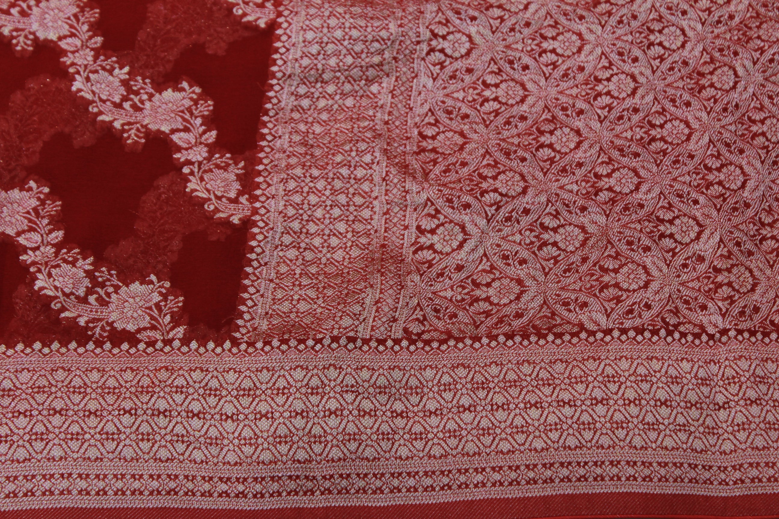 RED COLOUR BANARAS SAREE