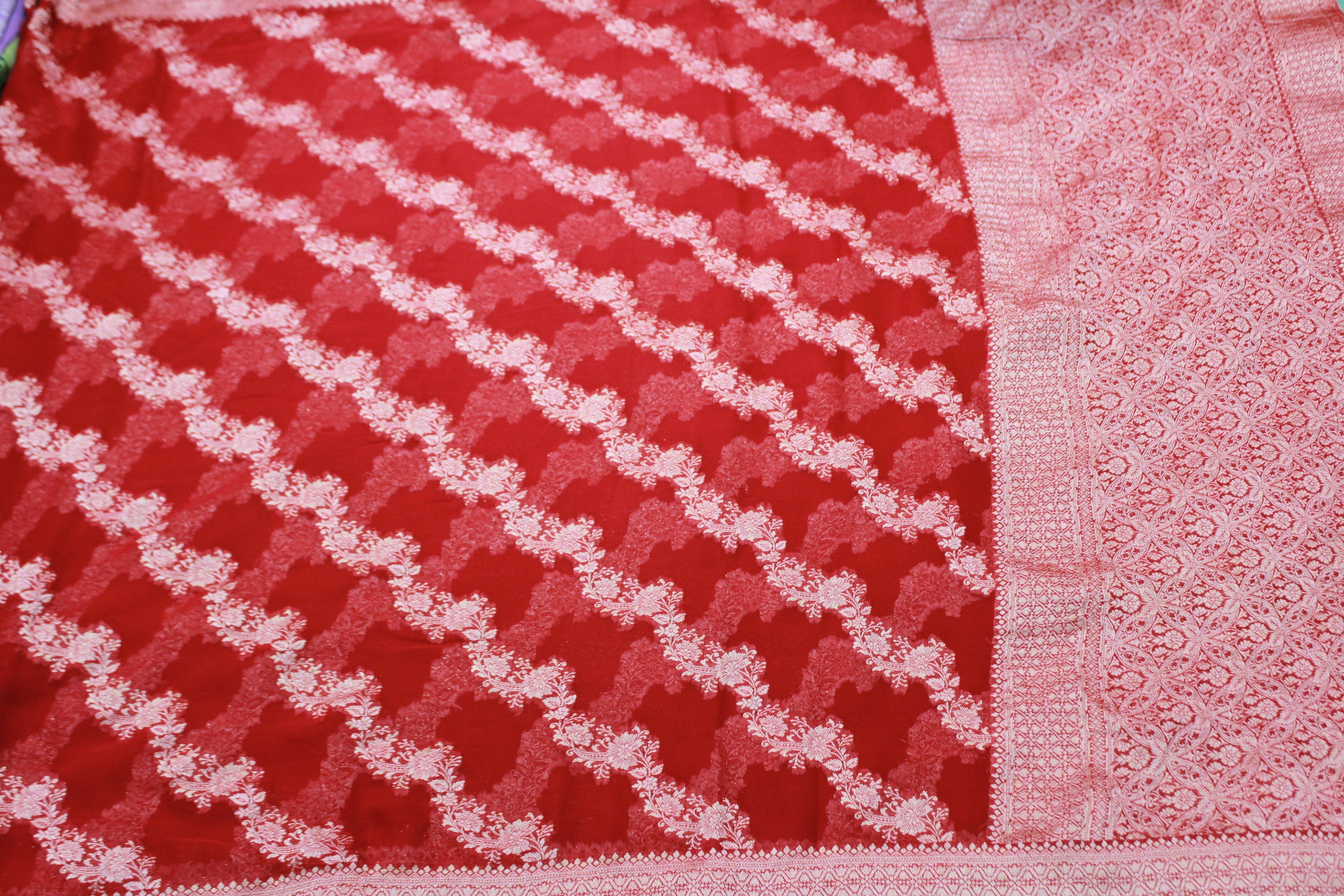 RED COLOUR BANARAS SAREE