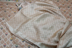 CREAM COLOUR BANARAS SAREE