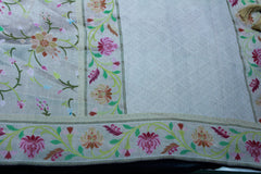 CREAM COLOUR BANARAS SAREE