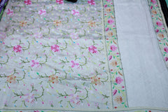 CREAM COLOUR BANARAS SAREE