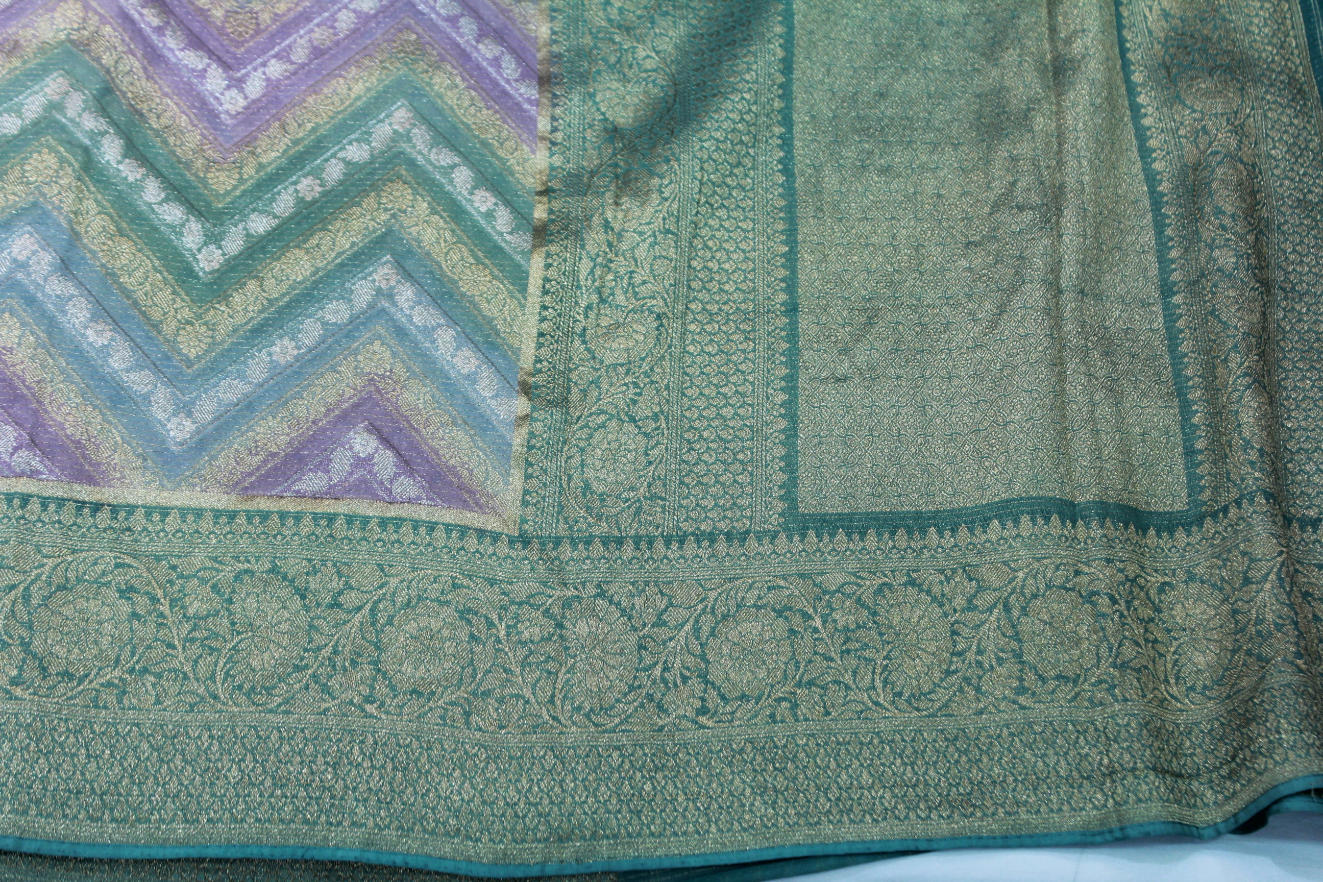 MULTI COLOUR BANARAS SAREE