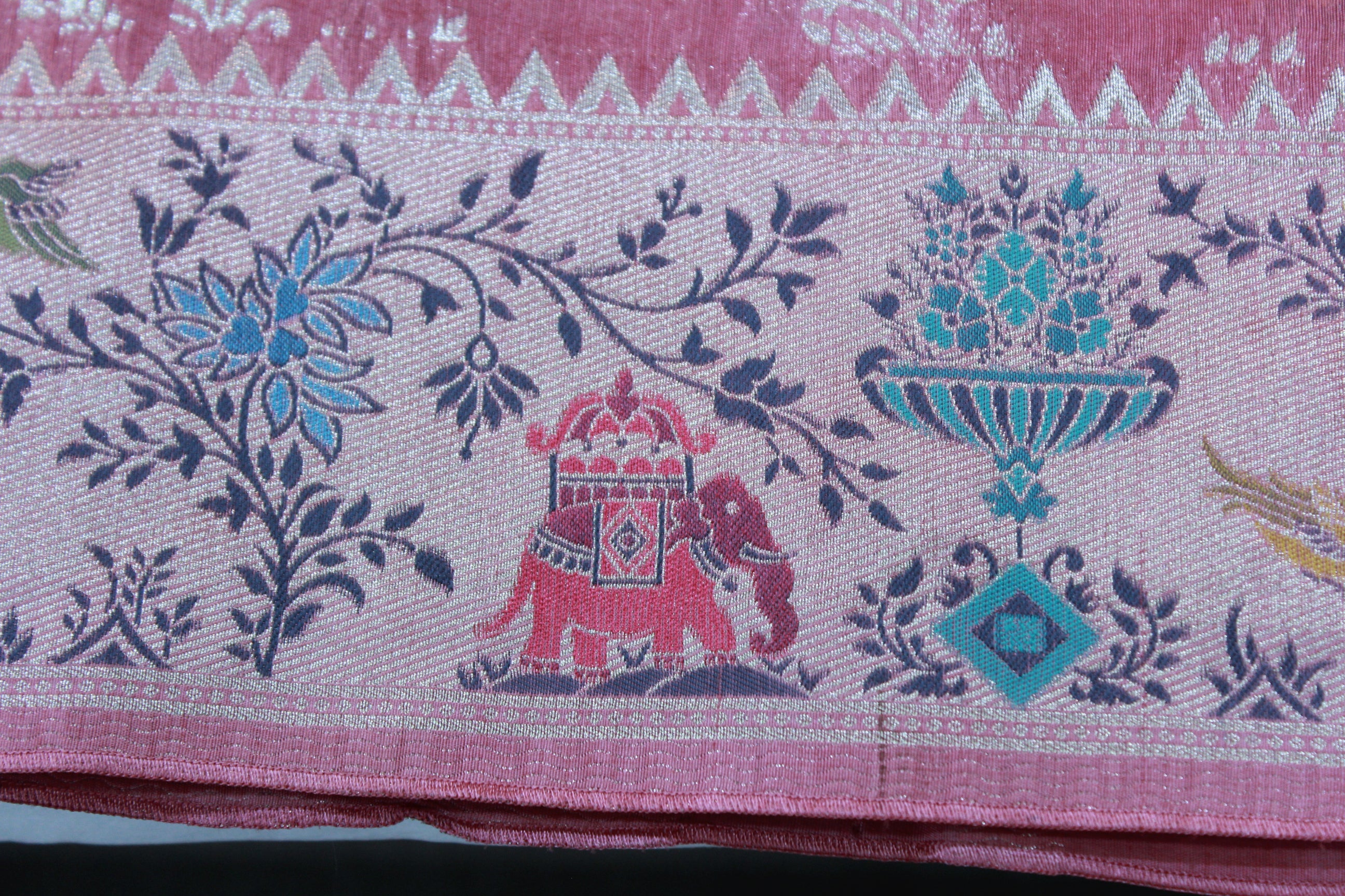 PINK COLOUR BANARAS SAREE