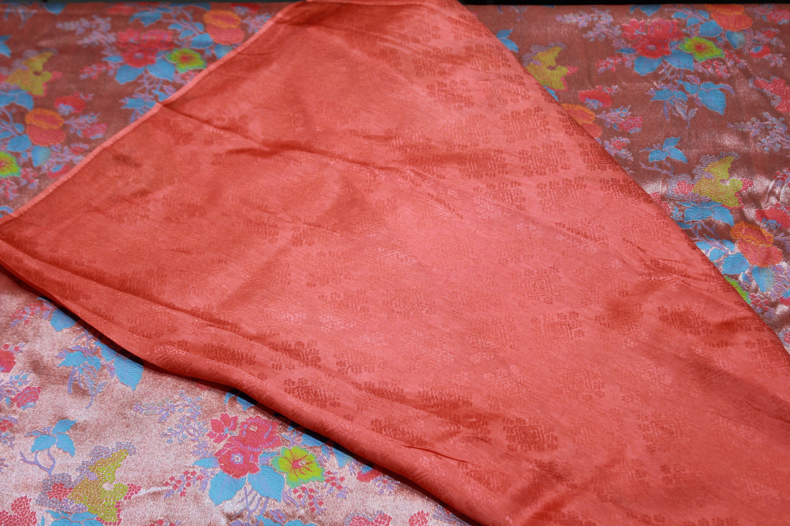 ORANGE COLOUR BANARAS SAREE