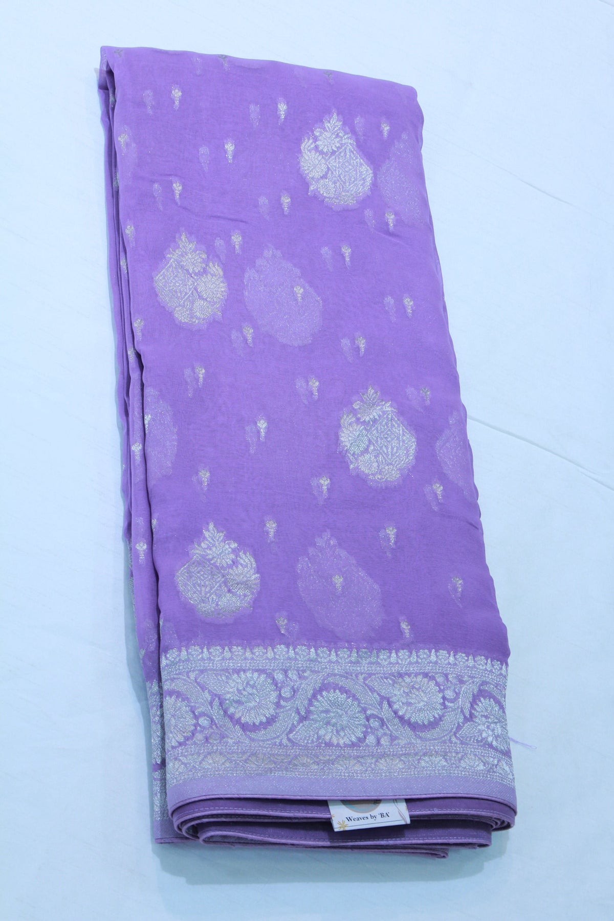 LEVENDER COLOUR BANARAS SAREE