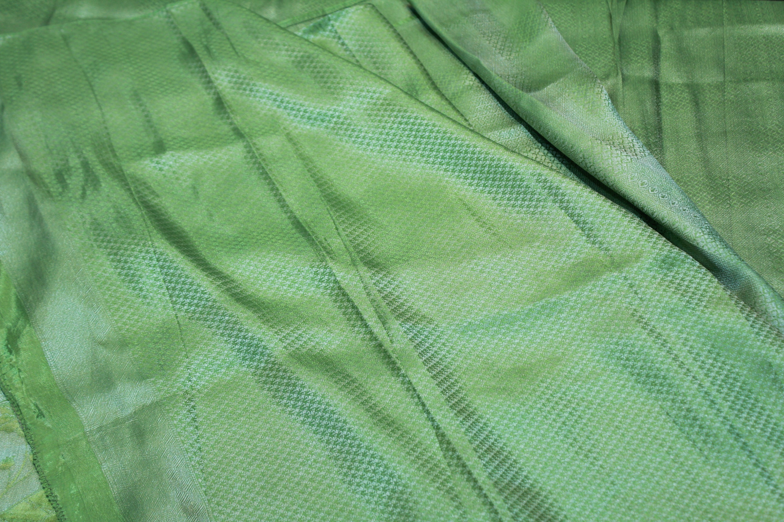 GREEN COLOUR BANARAS SAREE