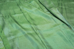 GREEN COLOUR BANARAS SAREE