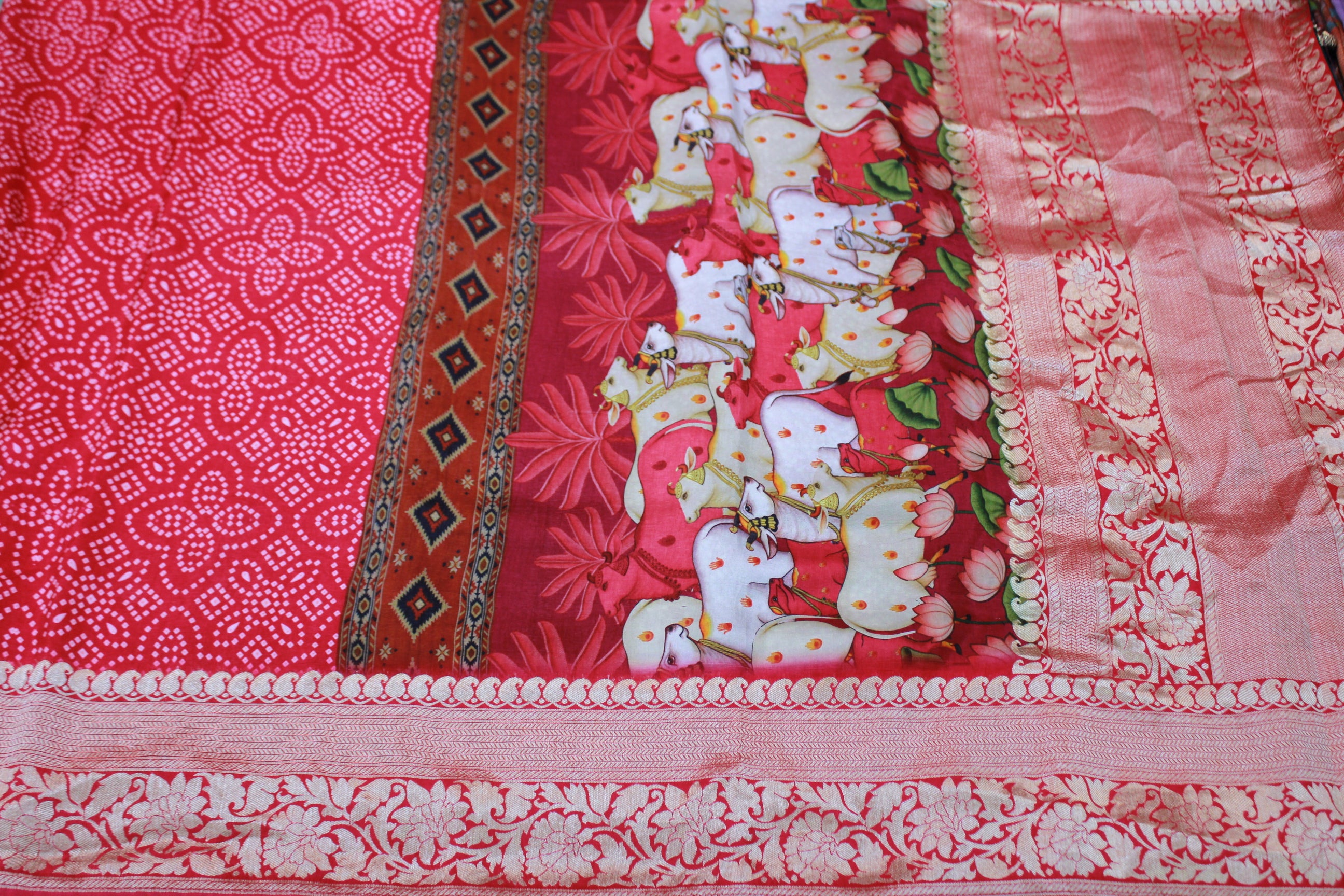 PINK COLOUR BANARAS SAREE