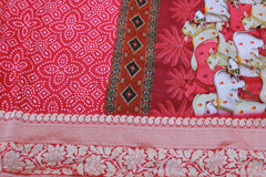 PINK COLOUR BANARAS SAREE