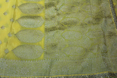 YELLOW COLOUR BANARAS SAREE