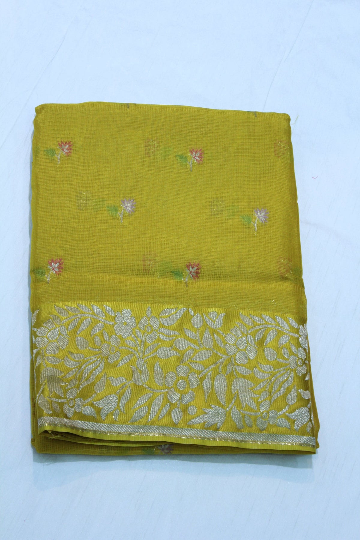 YELLOW COLOUR SAREE