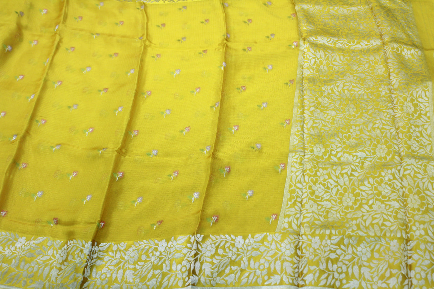 YELLOW COLOUR SAREE
