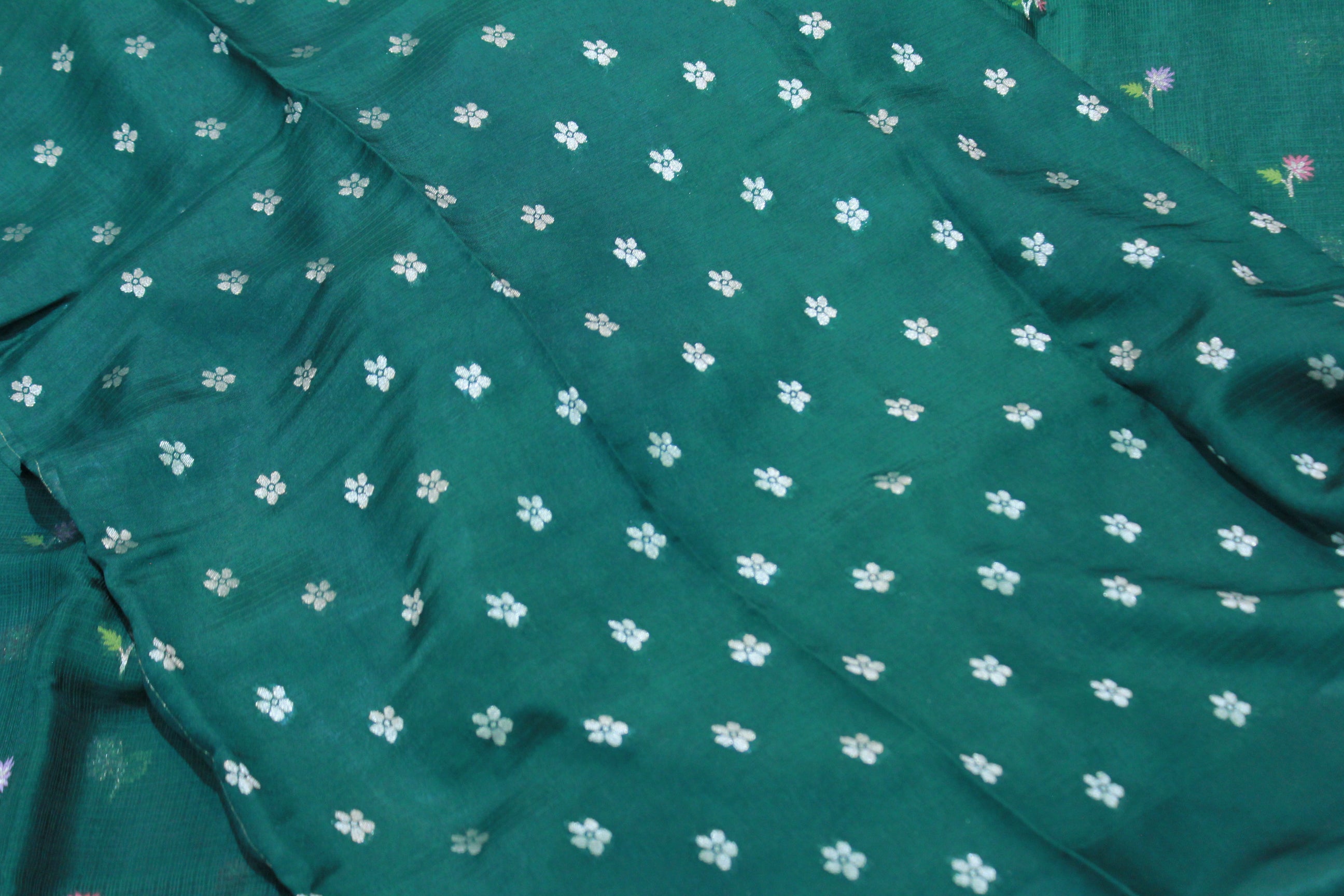 GREEN COLOUR SAREE