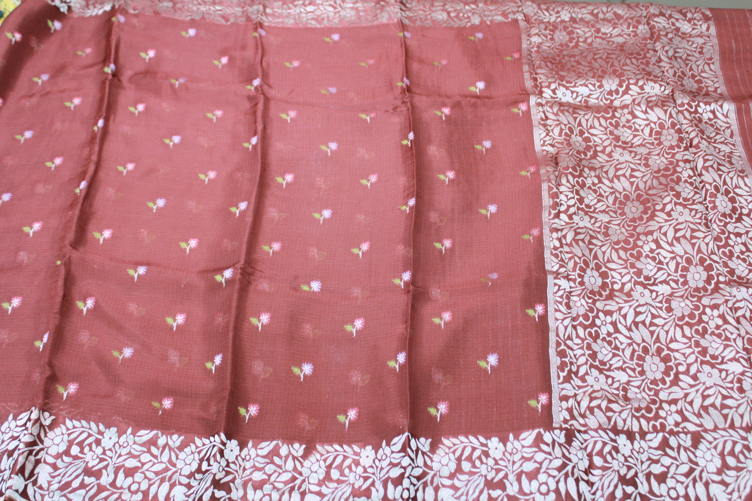 BROWN COLOUR SAREE