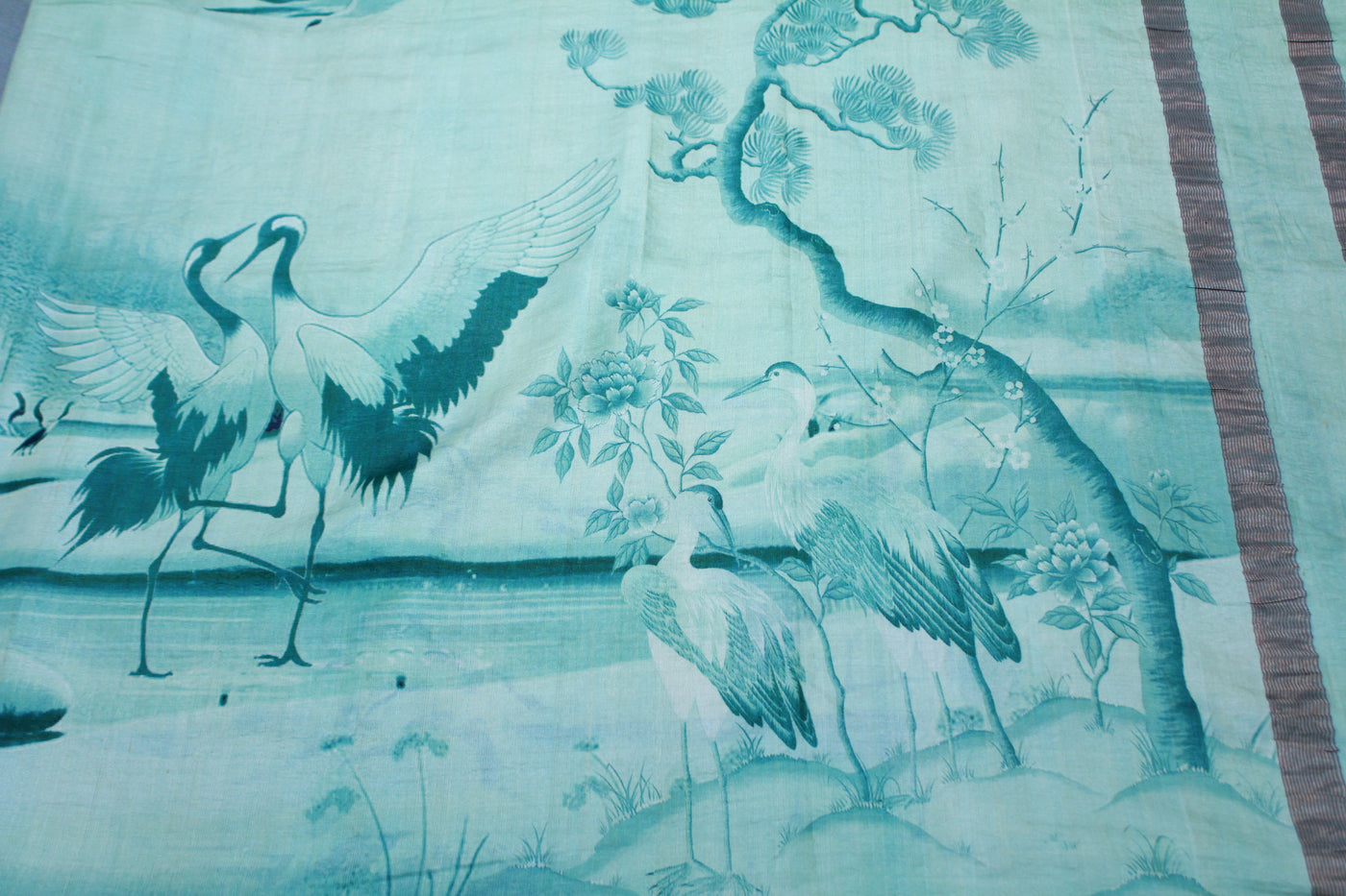 SKY BLUE COLOUR TUSSAR SAREE