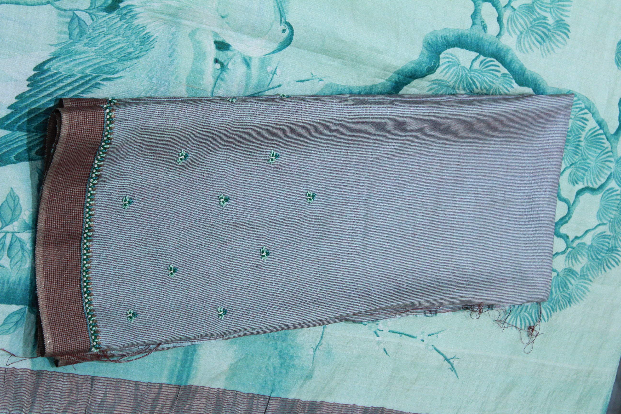 SKY BLUE COLOUR SAREE