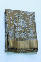 MUSTERD COLOUR SAREE