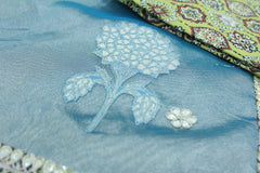 GREY COLOUR SAREE