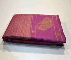 PINK COLOUR KACHIPURAM SILK SAREE