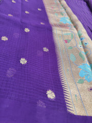 VOILET COLOUR SAREE