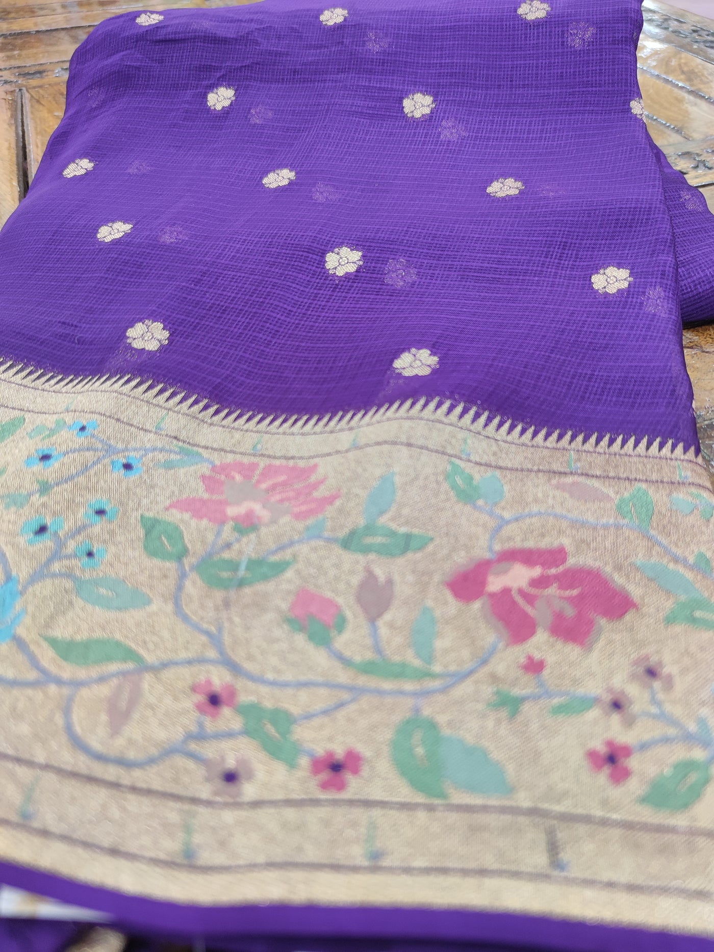 Violet Kota Saree
