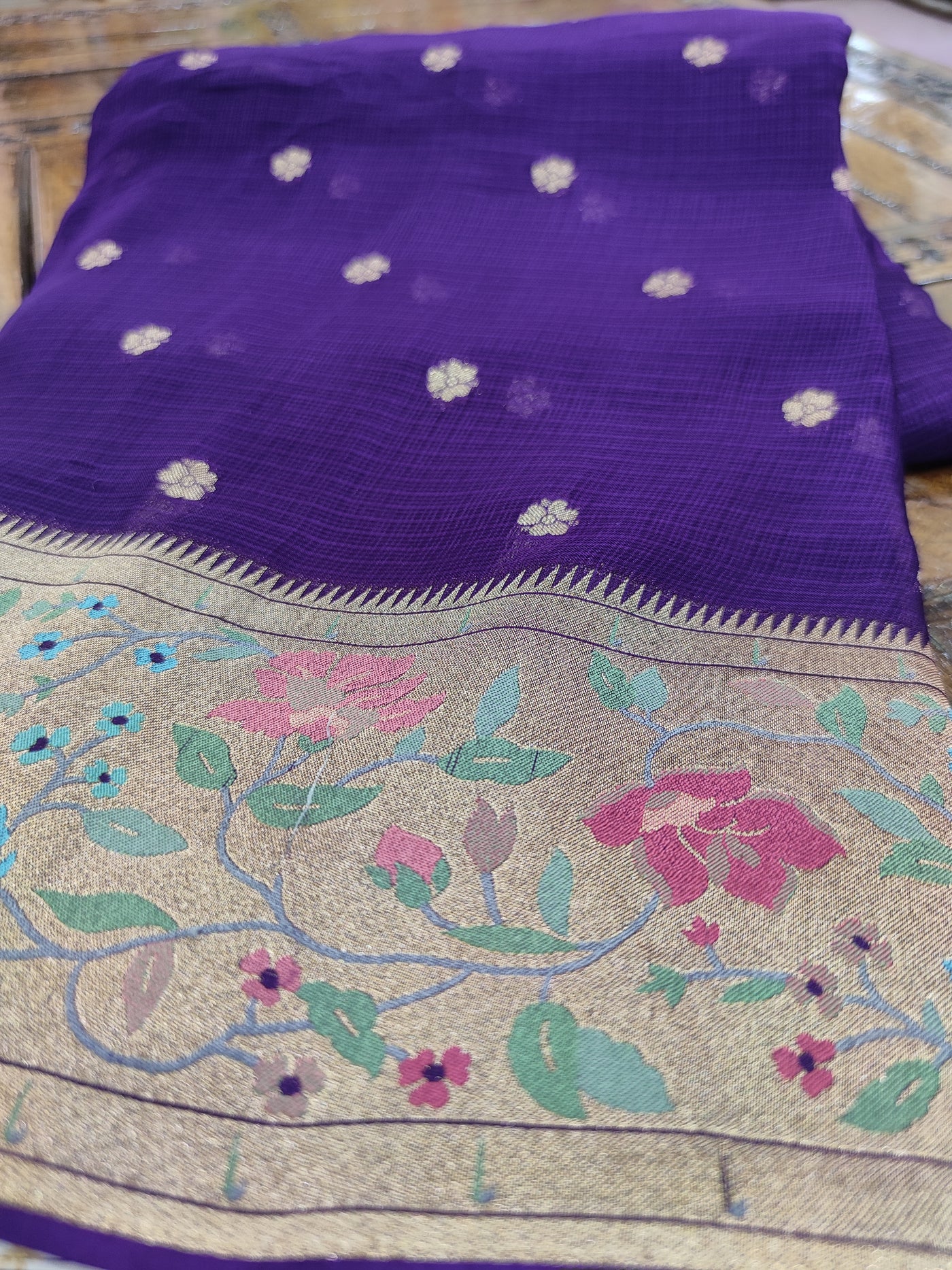 Violet Kota Saree