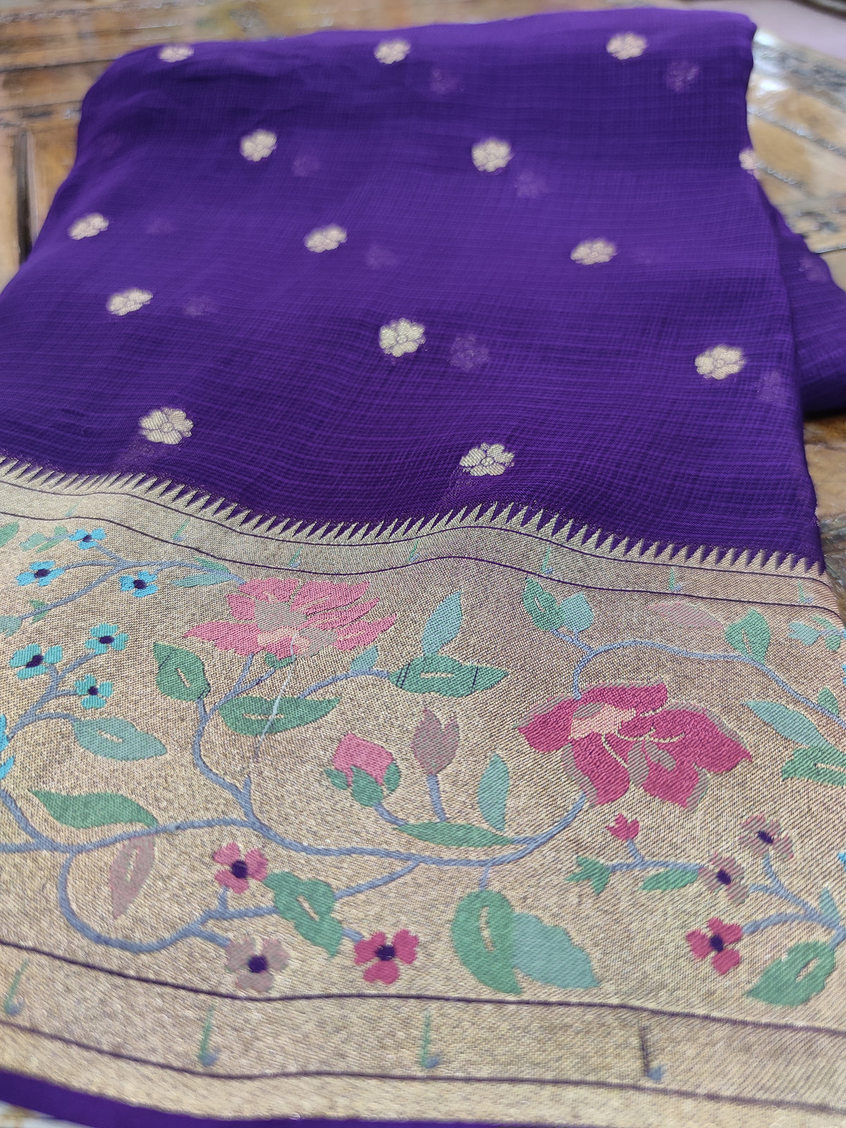 VOILET COLOUR SAREE