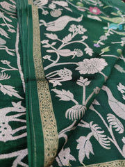GREEN COLOUR SAREE