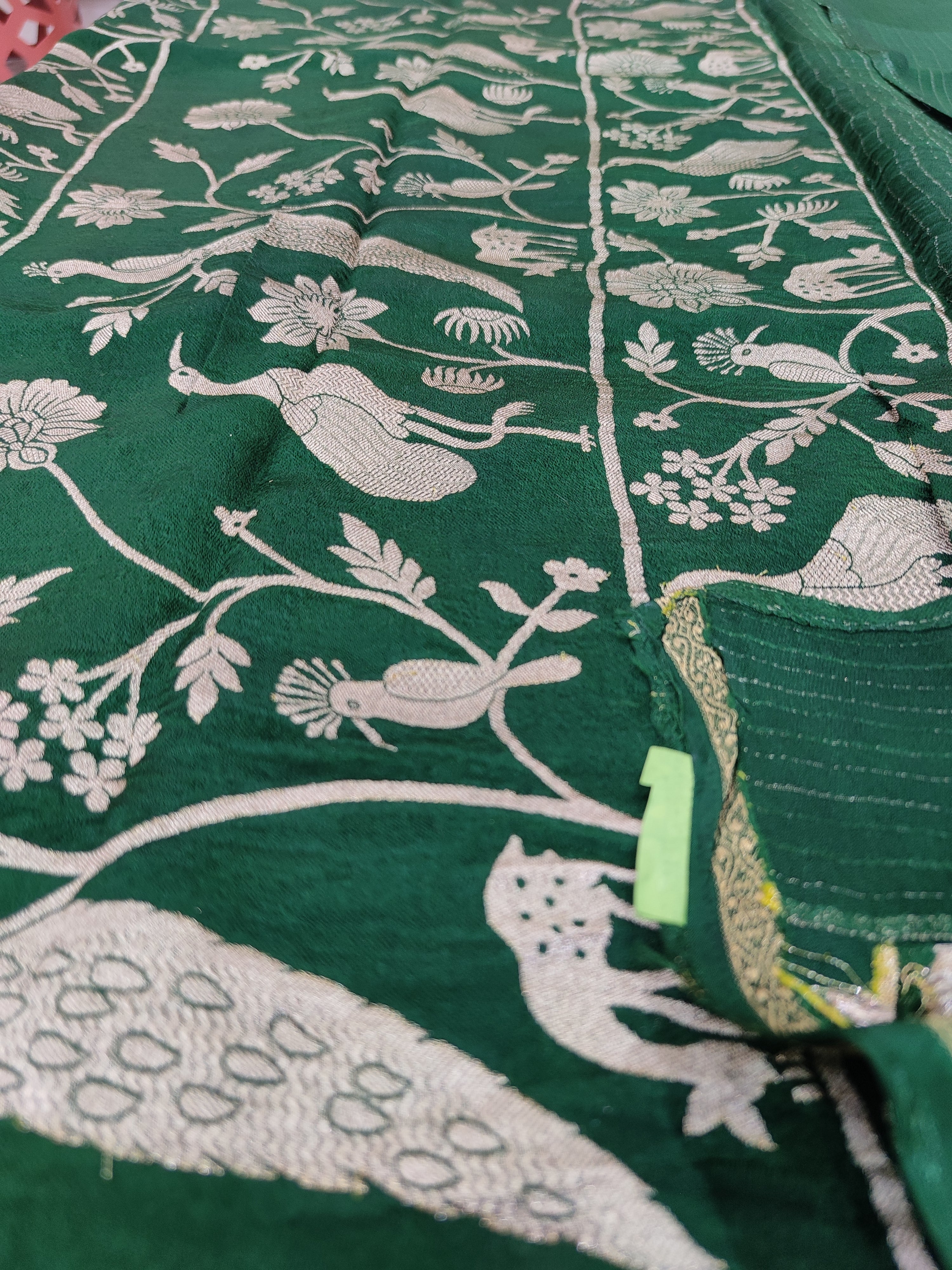 GREEN COLOUR SAREE
