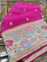 PINK COLOUR SAREE